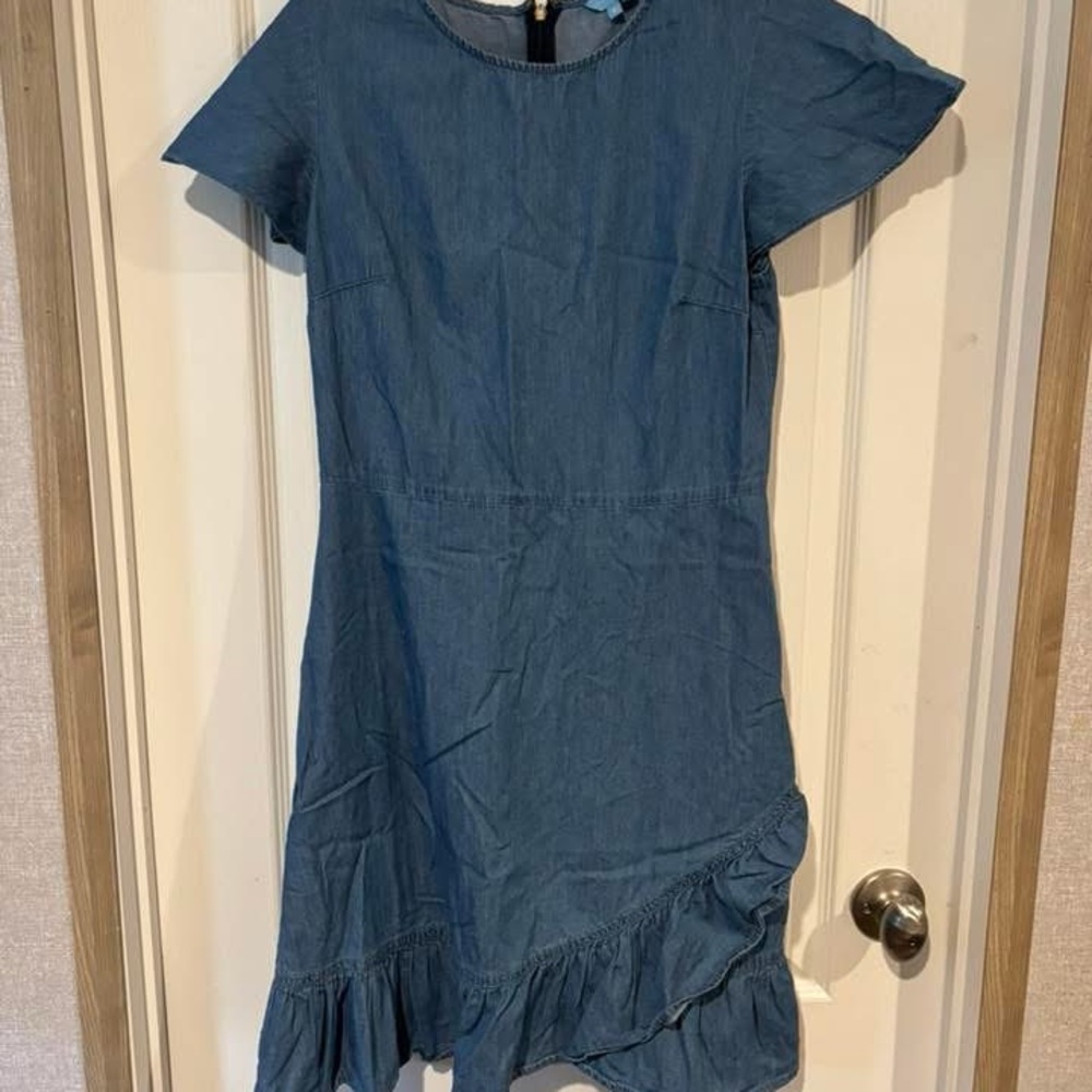 Draper James Denim Blue Mini Dress